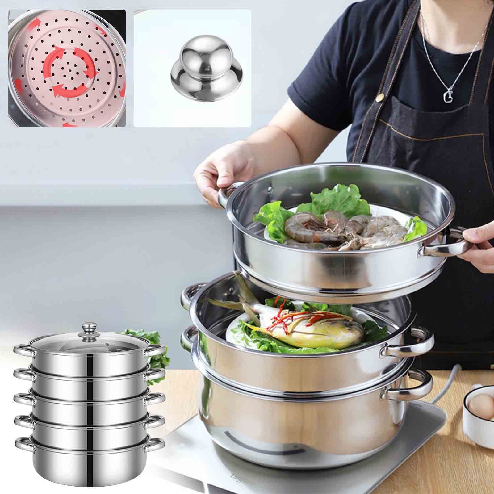 5 Tier Steamers Food Steamers Stainless Steel Steamers Cooker Steamers