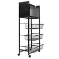 thumbnail image 1 of 5-Tier Storage Rack Coffee Station Microwaves Rack Rectangular Storage Rack Kitchen Organizer Shelf, 1 of 13