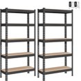 5Tier Storage Shelves,Boltless Assembly, Adjustable Shelving Units