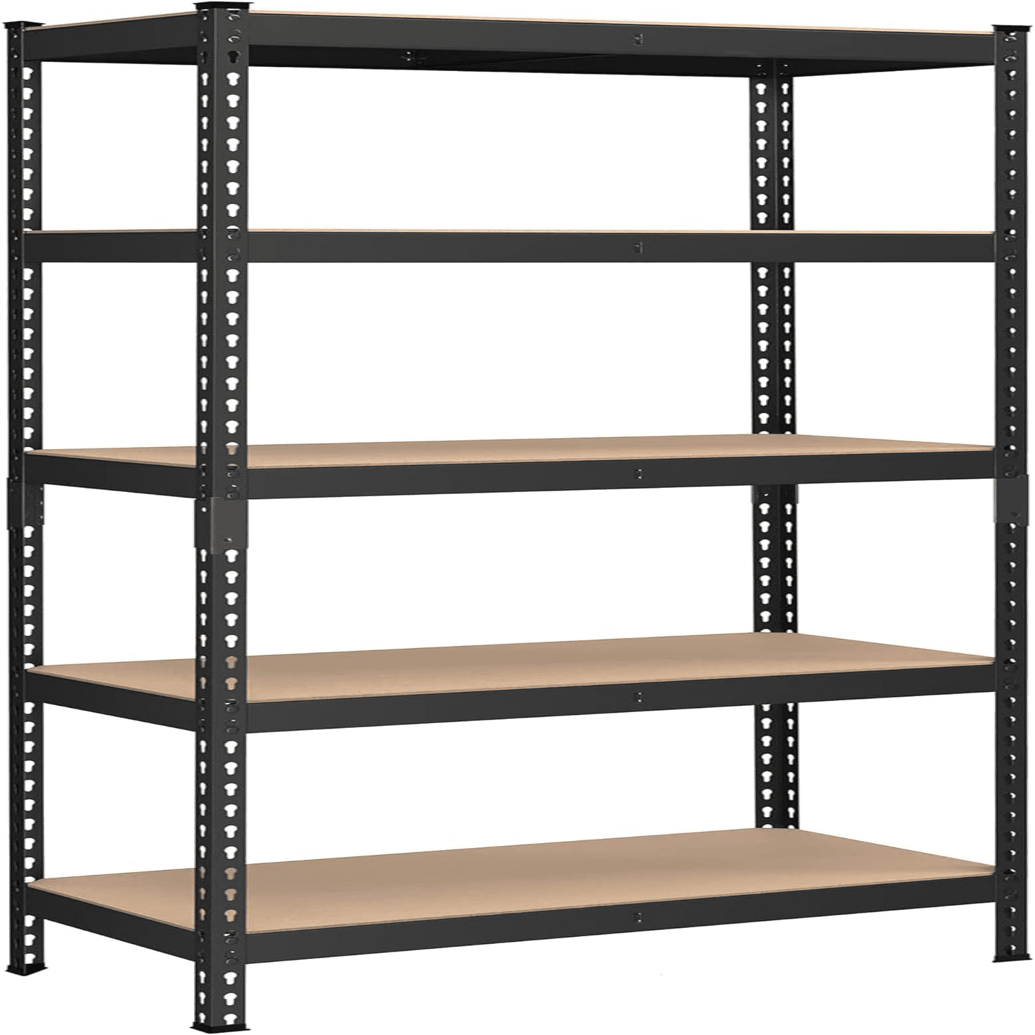 5Tier Storage Shelves Garage Storage Boltless Assembly Adjustable