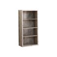 thumbnail image 1 of 5 Tier Taupe Modern Bookcase with Adjustable Shelves for Office and Bedroom Storage, 1 of 3
