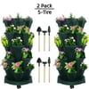 Size: 2 Sets, Shape: 5-Tier, and Actual Color: Green