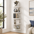 Living Room Library Unit 5 Tier Wall Sh Mounted Shelves Unit For Living Room Bedroom Floating ...
