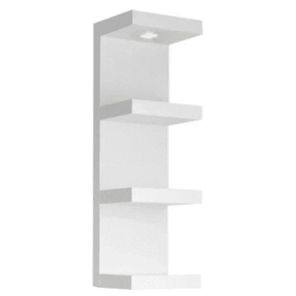 5 Tier Wall Shelf Unit,White Lack Wall Shelf,Display Floating Shelf