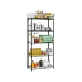 thumbnail image 1 of 5 Tier Wire Shelving Rack, Adjustable Metal Storage Shelves Large Storage Shelving Unit Heavy Duty with Leveling Feet Commercial Grade Freestanding Steel Layer Rack Storage for Garage Pantry Kitchen, 1 of 7