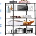 5 Tier Wire Shelving Unit Adjustable Wire Rack Shelving Changeable