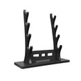 thumbnail image 1 of 5 Tier Wood Flute Stand, Wooden Flute Rack, Swo-rd Wall Mount, Flute Sword Display Stand Wooden Desktop Holder, Collection Display Rack, for Table Display Collection B1Z6, 1 of 9
