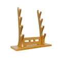 thumbnail image 1 of 5 Tier Wood Flute Stand, Wooden Flute Rack, Swo-rd Wall Mount, Flute Sword Display Stand Wooden Desktop Holder, Collection Display Rack, for Table Display Collection H8D8, 1 of 9