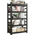 thumbnail image 1 of 5 Tiers Book Shelves, Office Shelf Organizer, Heavy Duty Book Shelving, Adjustable Bookshelf, Freestanding Book Shelves, Book Shelves for Living Room, Black Bookshelves (32"W*15.7"D*63"H), 1 of 7