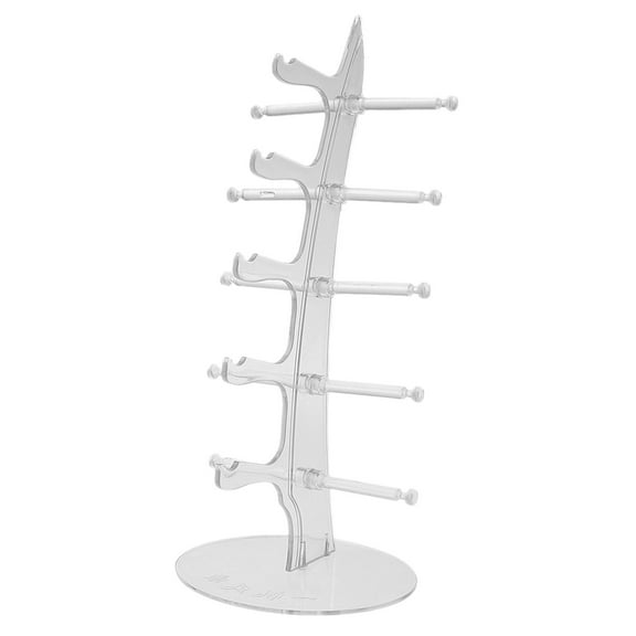 5 Tiers Charm Eyeglasses Sunglasses Rack Holder Frame Display Stand Glasses