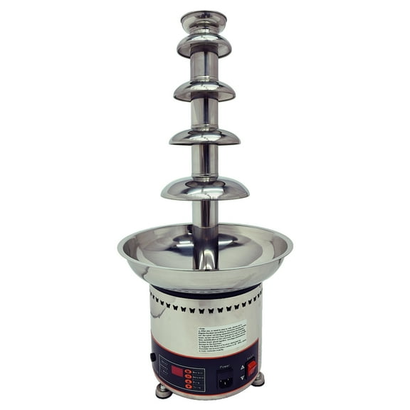 5 Tiers Chocolate Waterfall Fountain Machine for Wedding Christmas Party Restaurant