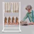 thumbnail image 1 of 5 Tiers Freestanding Multifunctional Rack Organizer, Rectangular Metal Rack, 1 of 16