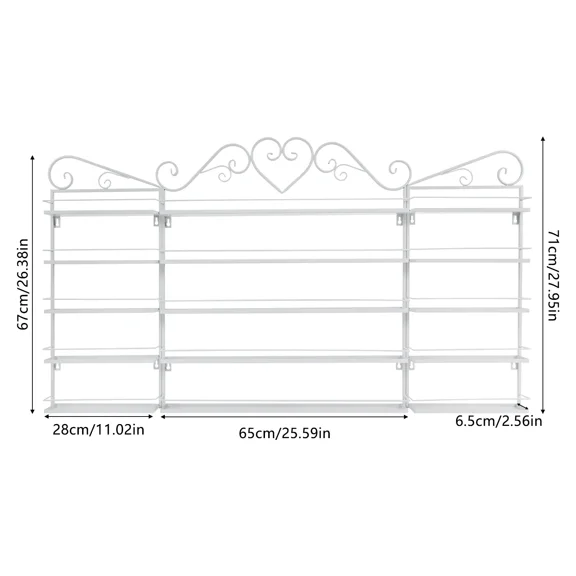 5 Tiers Modern Nail Storage Rack For Nail Shops To Display Lipsticks, Nail Polish Bottles And Beauty Accessories