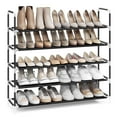 thumbnail image 1 of 5-Tiers Shoe Rack, 25pairs for Home Shoe Organize, Waterproof Non-Woven Fabric, 11”D x 38.8”W x 36.2”H, 1 of 9