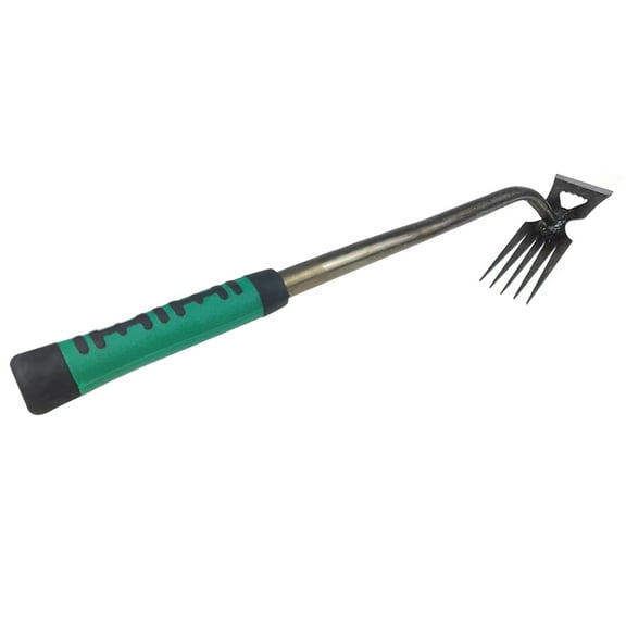 5 Tines Gardening Hand Weeder Tool Multifunctional Uprooting Weeding Tool Grass Root Removal Tool for Backyard Courtyard (5 tines)