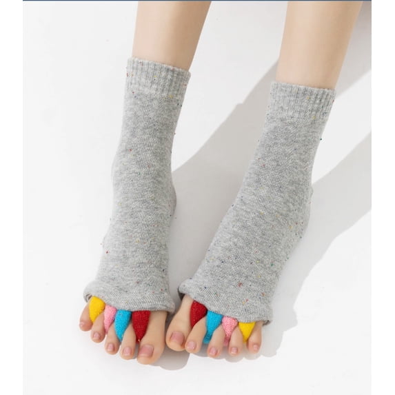 5-Toe Socks for Men & Women – Breathable Cotton Athletic Toe Socks, Anti-Blister & Moisture Wicking for Running, Yoga, Hiking & Daily Comfort