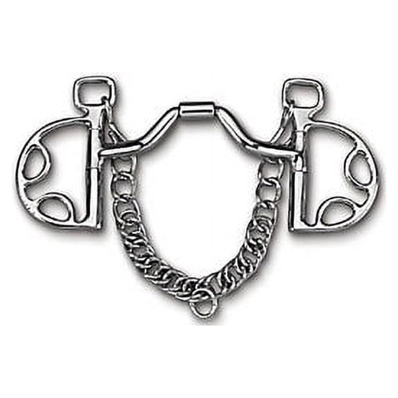 5" Toklat Myler Kimberwick With Stainless Steel Ported Horse Mouth Bit