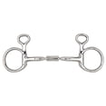 thumbnail image 1 of 5" Toklat Myler Medium Baucher Cheek Stainless Steel Comfort Snaffle Mouth Bit, 1 of 2