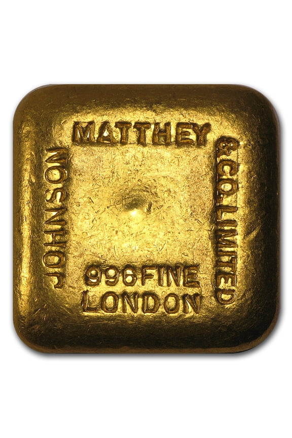 5 Tolas Gold Square - Johnson Matthey-London (1.875 oz)