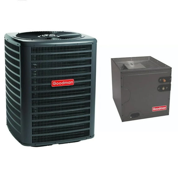 5 Ton 13.8 SEER2 Goodman Air Conditioner GSXH506010 and Horizontal Coil CHPT4860D4