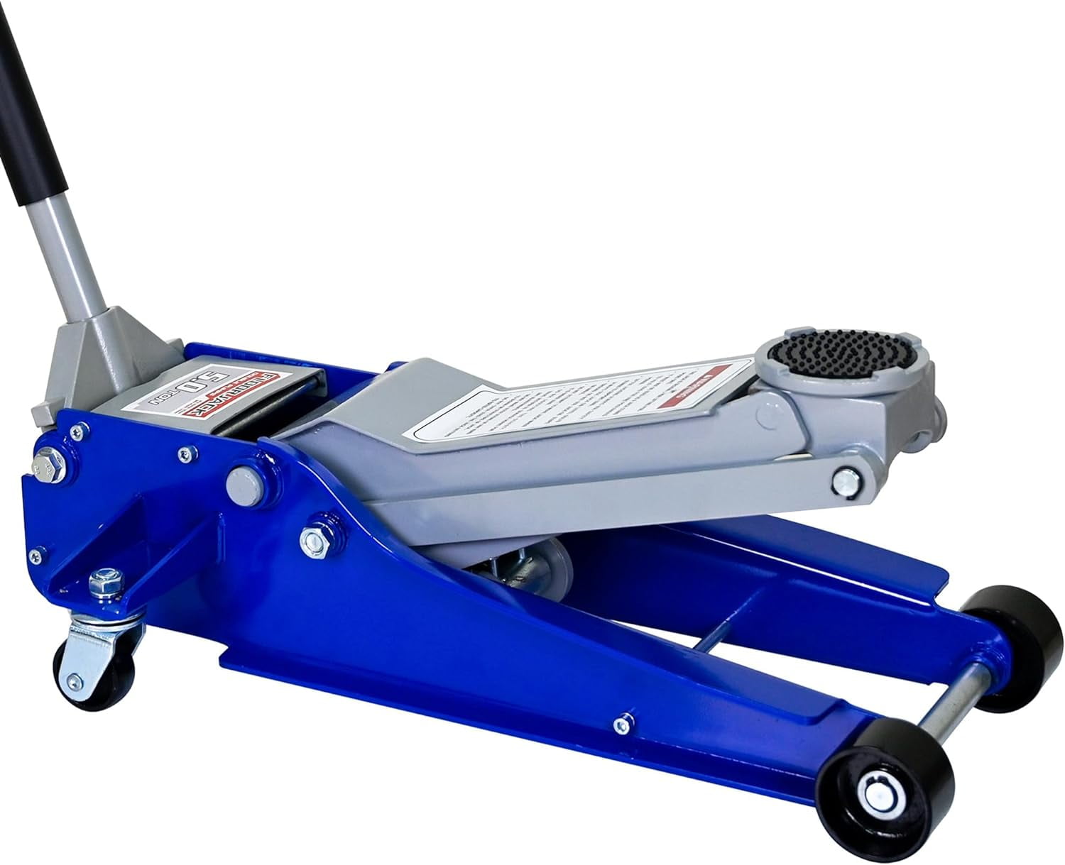 5 Ton Hydraulic Floor Jack Low Profile with Dual Piston Quick Lift Pump Gato HidráUlico Para Carro Automotive Car Floor Jack Trolley Jack Lifting Range 4"-21"