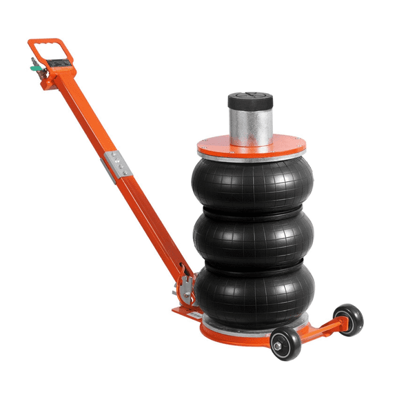 5 Ton Pneumatic Air Jack - 11000 Lbs Capacity, Heightened Column, Adjustable Handle for Cars, Trucks & SUVs - Quick Lift Auto Jack for Garage & Roadside