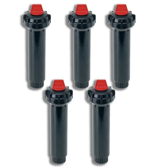 (5) Toro 570Z Series 4" Pop-Up Spray Sprinkler X-Flow Fixed Spray Female Thread 102-2828