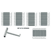 Jumpking Trampoline Springs - 44 Pack Of 7-Inch Heavy Duty Galvanized Steel Replacement Springs With Pulling Tool