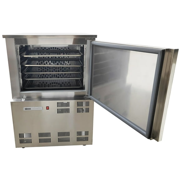 5-Tray Blast Chiller Flash Freezer 220V -25C to -45C for Restaurant Bakery Hotel