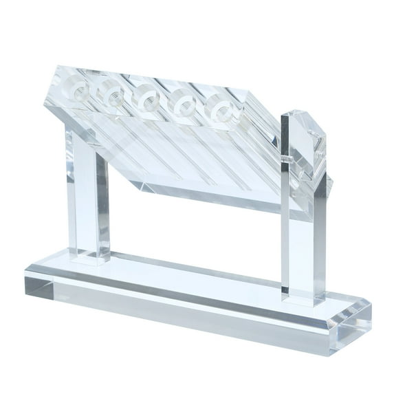 5 Tubes Automobile Oil Quality Comparator Transmission Oil Viscosity Tester Comparator Transparent Glass Tester Demonstration Stand