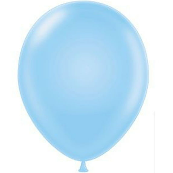 5" Tuftex Latex Balloons Baby Blue 50ct Made In USA