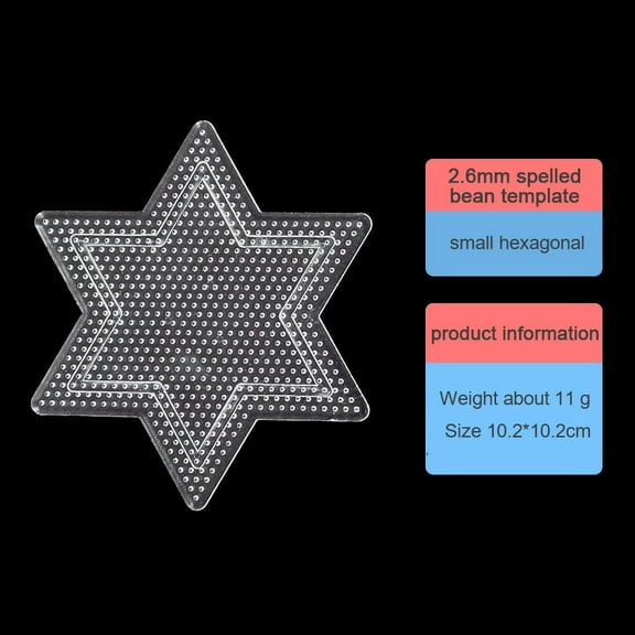 5 Type Selection 2.6mm Perler Beads Template Pegboard For Hama Beads Tool DIY Educational Puzzle Beadbond Toy