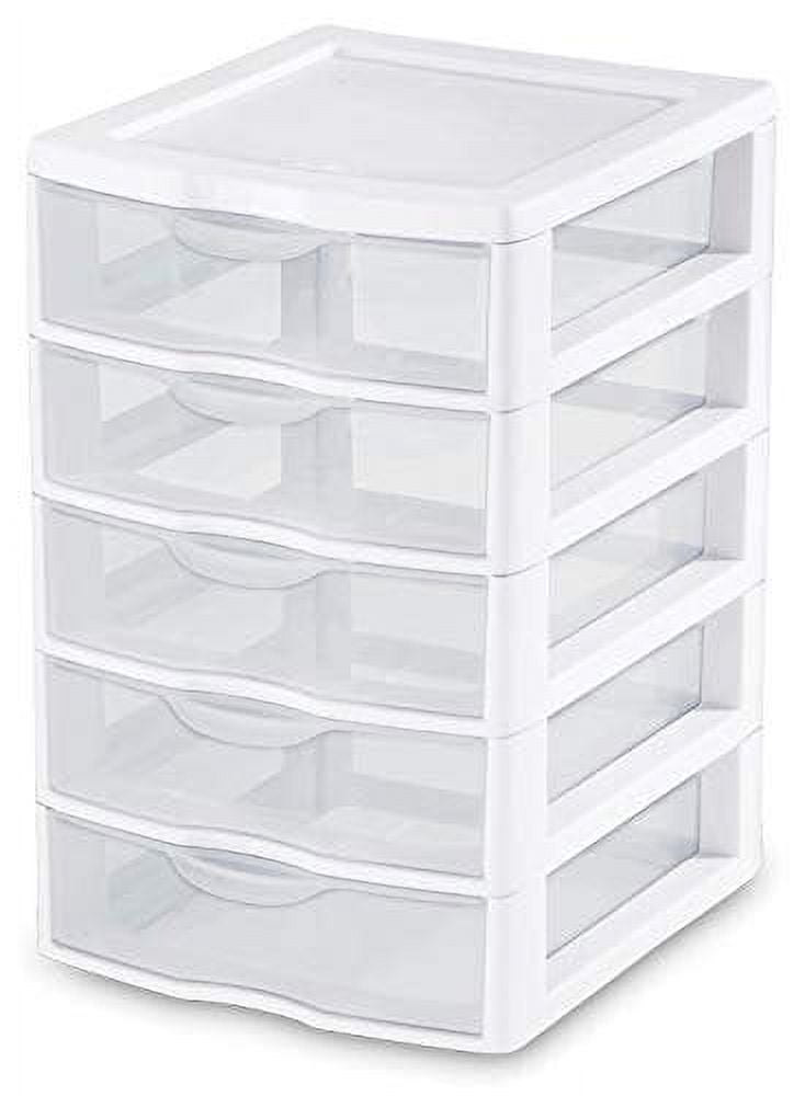 Akro-Mils 64 Drawer Plastic Storage Organizer with Drawers for Hardware, Small  Parts, Craft Supplies, Black 