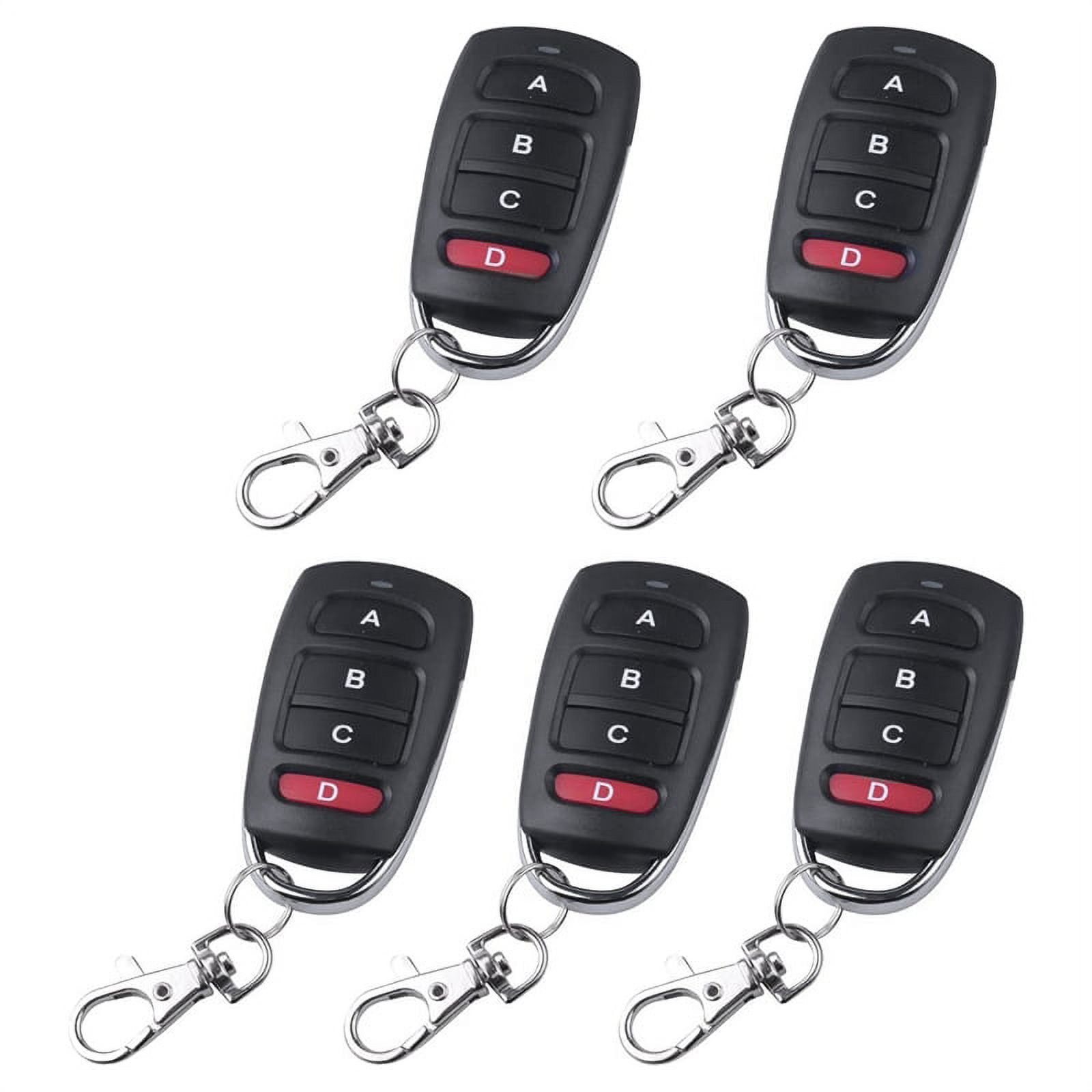5 Universal 433 MHZ Cloning Keychain,Duplicates Remote Controls