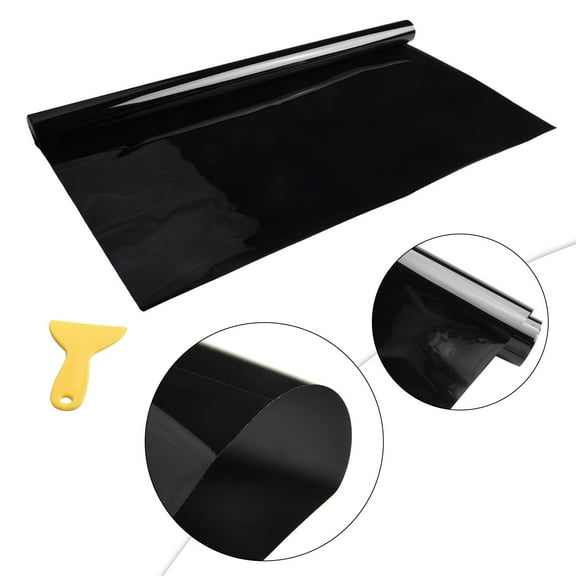 5% VLT Car Tint Film 300cm x 50cm Black for Privacy and Glare Reduction