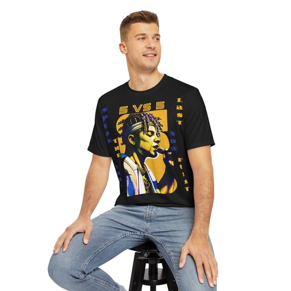 "5 Versus 5" Men's Polyester Tee