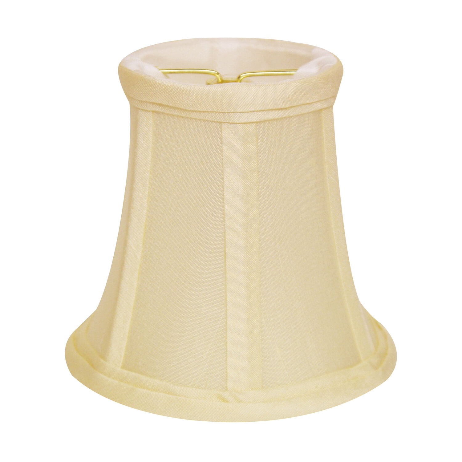 Off-White Dupioni Silk Empire Chandelier Lampshade Set