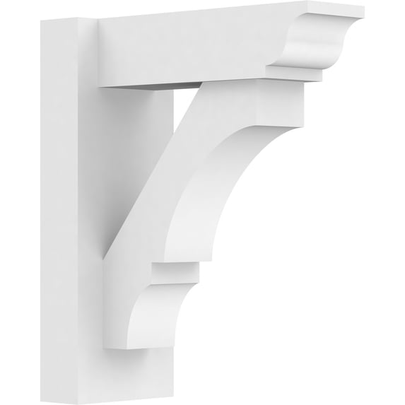 5"W X 12"D X 14"H Balboa Architectural Grade PVC Outlooker with Traditional Ends