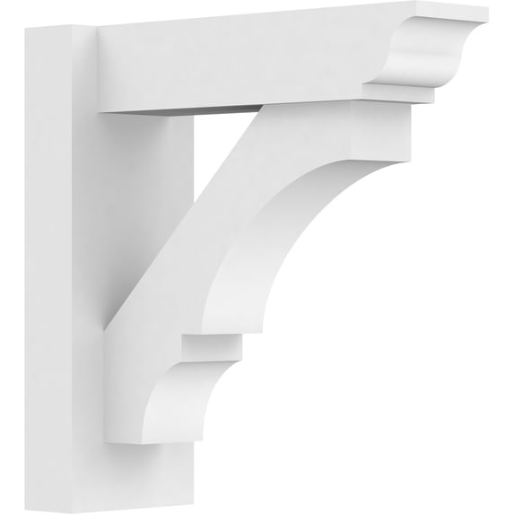 5"W X 14"D X 14"H Balboa Architectural Grade PVC Outlooker with Traditional Ends