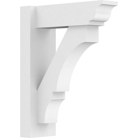 5"W X 14"D X 18"H Balboa Architectural Grade PVC Outlooker with Traditional Ends