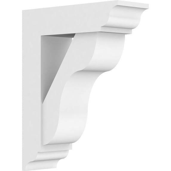5"W X 14"D X 18"H Standard Carmel Architectural Grade Pvc Bracket With Traditional Ends