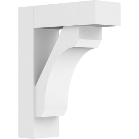 5"W X 14"D X 18"H Standard Legacy Architectural Grade Pvc Bracket With Block Ends