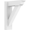 thumbnail image 1 of 5"W X 14"D X 18"H Traditional Architectural Grade PVC Outlooker with Traditional Ends, 1 of 8