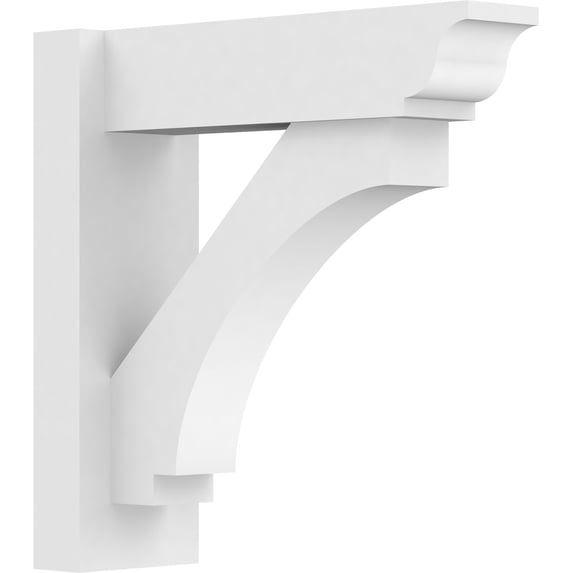 5"W X 16"D X 16"H Imperial Architectural Grade PVC Outlooker with Traditional Ends