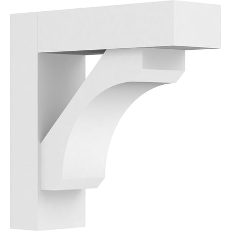 5"W X 16"D X 16"H Standard Legacy Architectural Grade Pvc Bracket With Block Ends