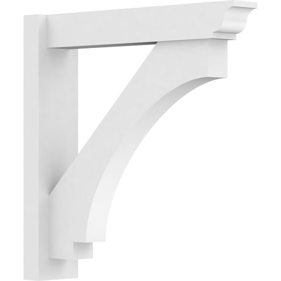 5"W X 24"D X 24"H Imperial Architectural Grade PVC Outlooker with Traditional Ends