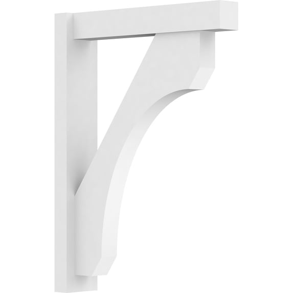5"W X 24"D X 32"H Legacy Architectural Grade PVC Outlooker with Block Ends