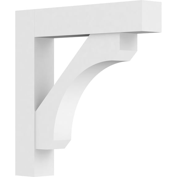 5"W X 30"D X 30"H Standard Legacy Architectural Grade Pvc Bracket With Block Ends