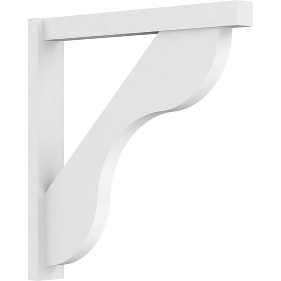 5"W X 36"D X 36"H Carmel Architectural Grade PVC Outlooker with Block Ends