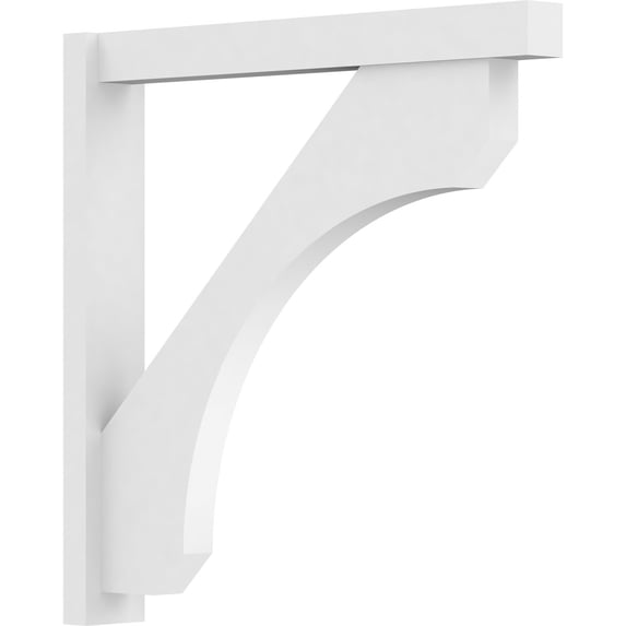 5"W X 36"D X 36"H Legacy Architectural Grade PVC Outlooker with Block Ends